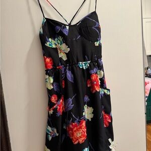 American Eagle Outfitters Black Floral Dress